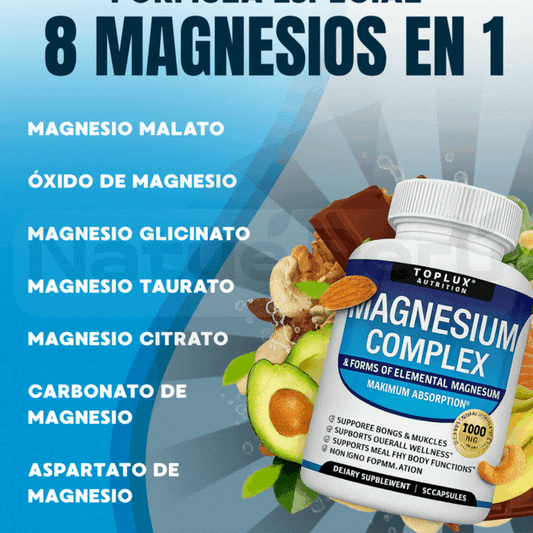 Magnesium Complex Premium 60caps |8 Magnesios Esenciales para Más Energía y Bienestar