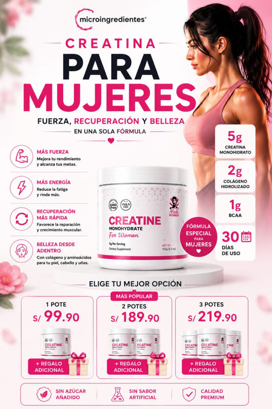 Creatina Monohidratada For Women