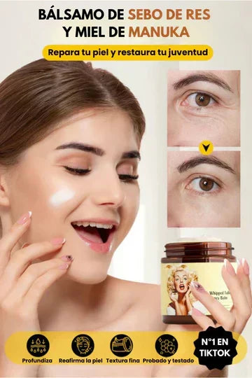 ✨ Bálsamo de Sebo de Res + Miel de Manuka 🍯 100% Natural y Original